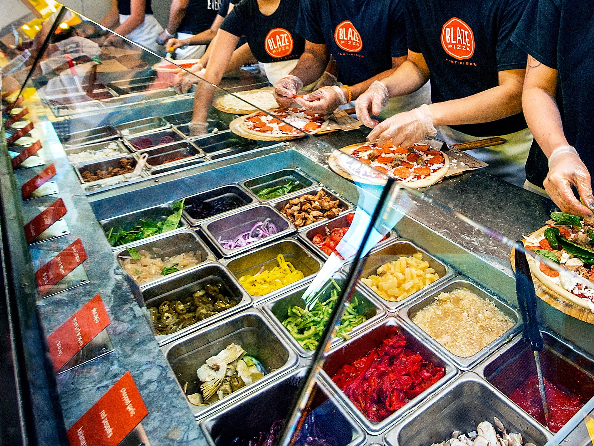 Assembly Line Format blaze pizza