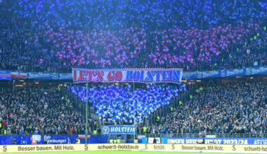 Holstein Kiel beim Hamburger SV am 3.12.2025 im DFB-Pokal