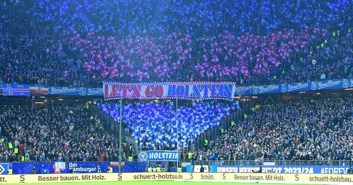 Holstein Kiel beim Hamburger SV am 3.12.2025 im DFB-Pokal