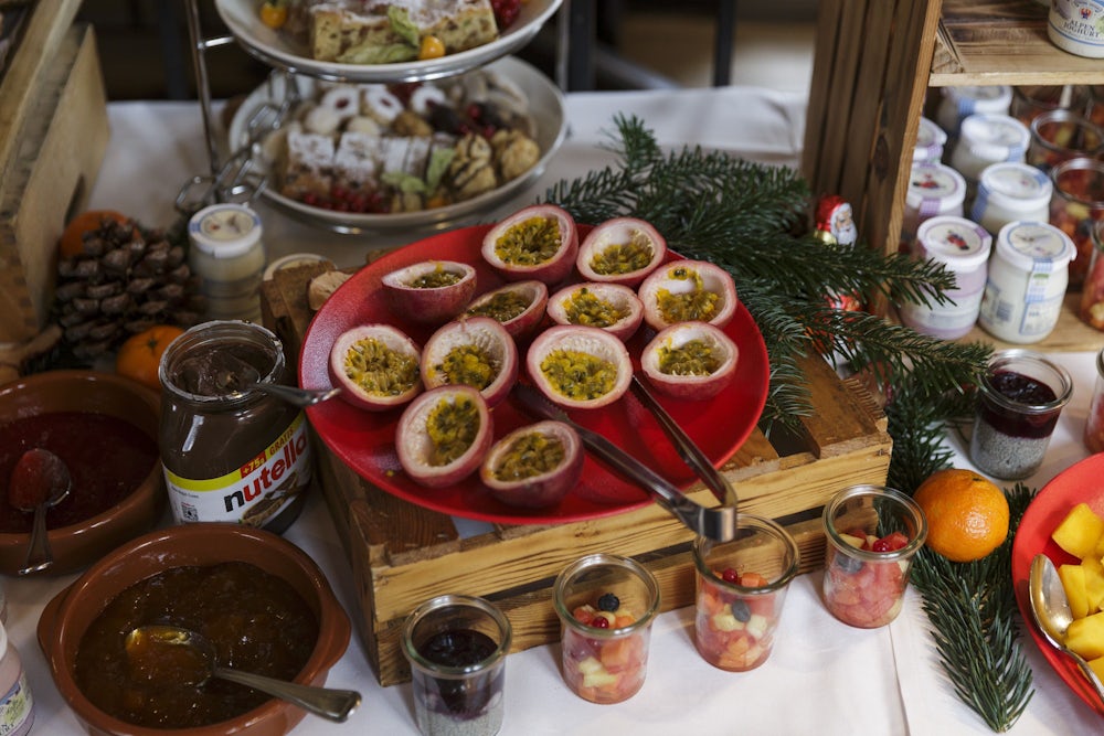 Etwas frisches Obst zum Start ins neue Jahr? Gibt es beim Katerbrunch im Seehaus ebenfalls.