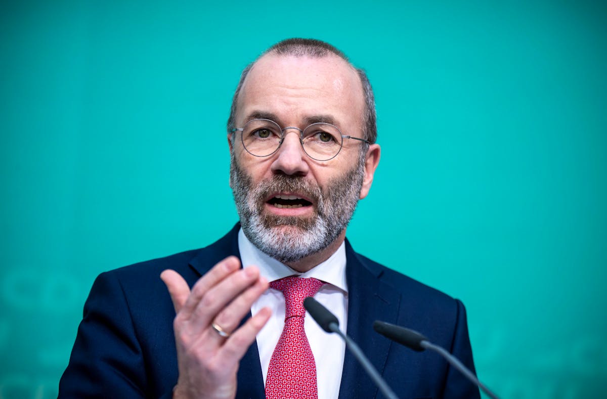 Manfred Weber, EVP-Chef, sieht eine Lösung.