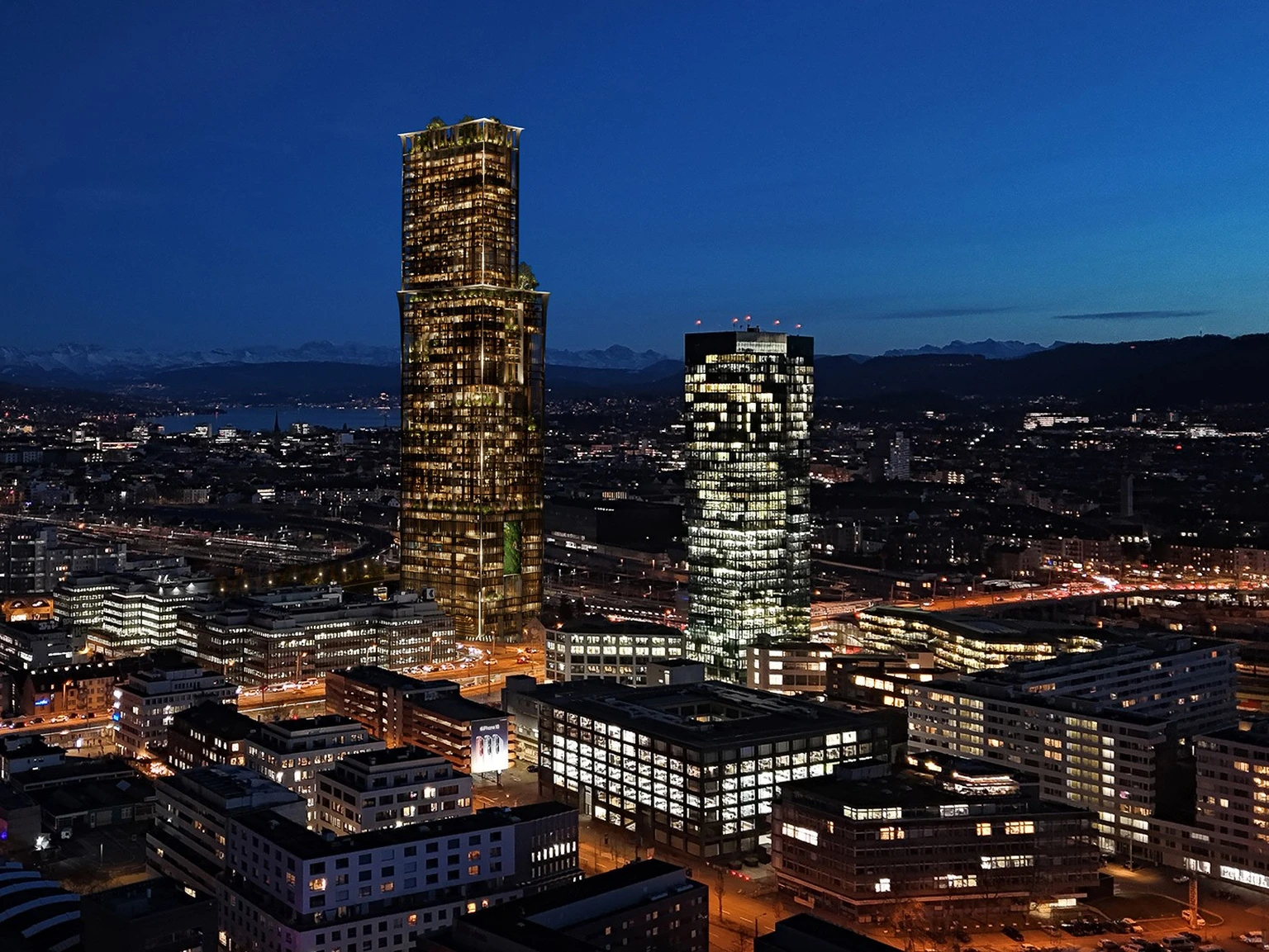 Elysium Hochhaus Projekt Zürich