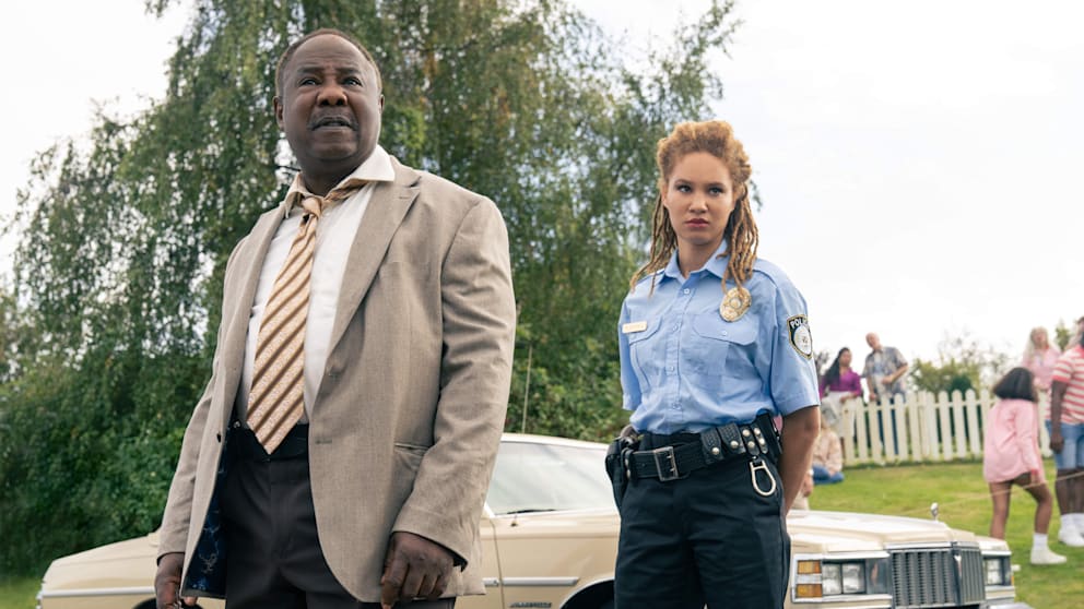 Whitlock und Schauspielekollegin Ayoola Smart (31) in der Kultkomödie „Cocaine Bear“ von 2023