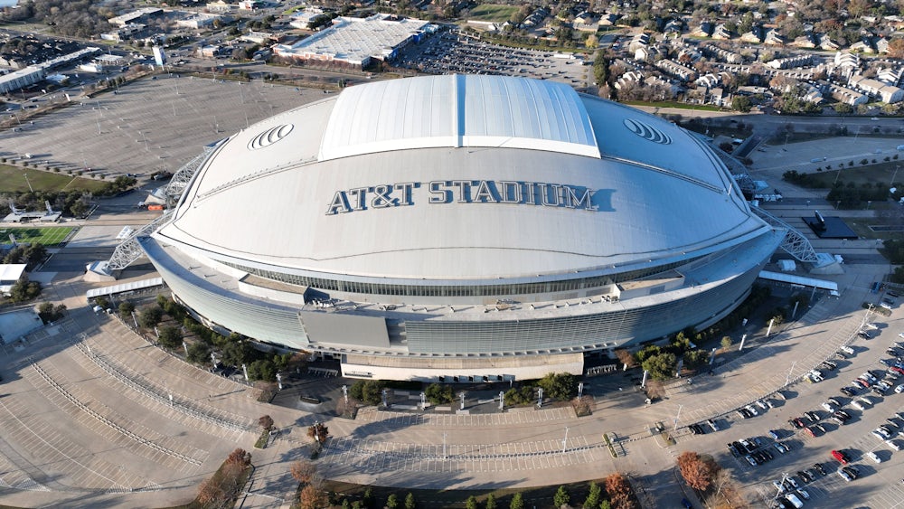 Das AT&T Stadium in Arlington bei Dallas.