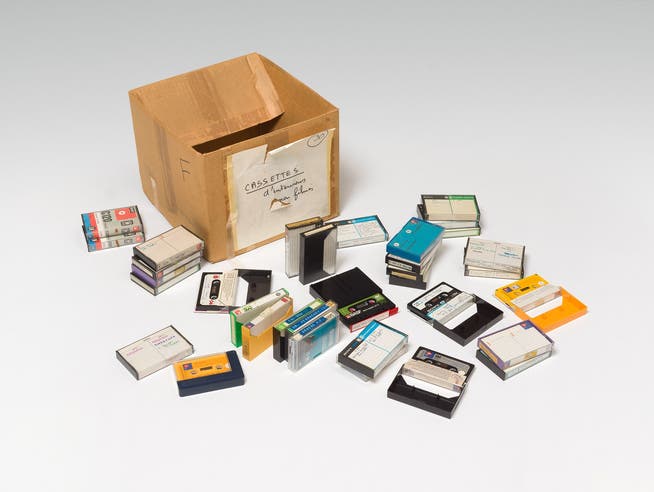 Audiokassetten aus der Sammlung Lanzmann.