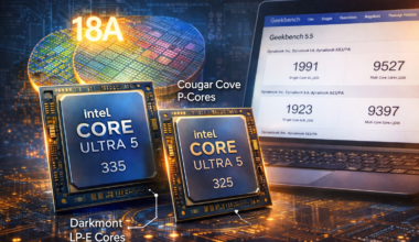 Core Ultra 5 335 und 325 tauchen auf Geekbench auf, 8 Kerne, bis zu 4,6 GHz, aber noch viele Fragezeichen