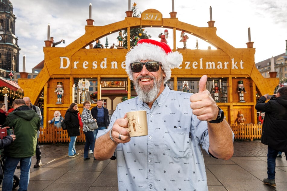 T-Shirt-Wetter: Für den Amerikaner Michael VanHacke (50) könnte es ruhig so warm bleiben.
