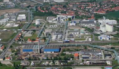 Der Chemiepark in Bitterfeld-Wolfen.