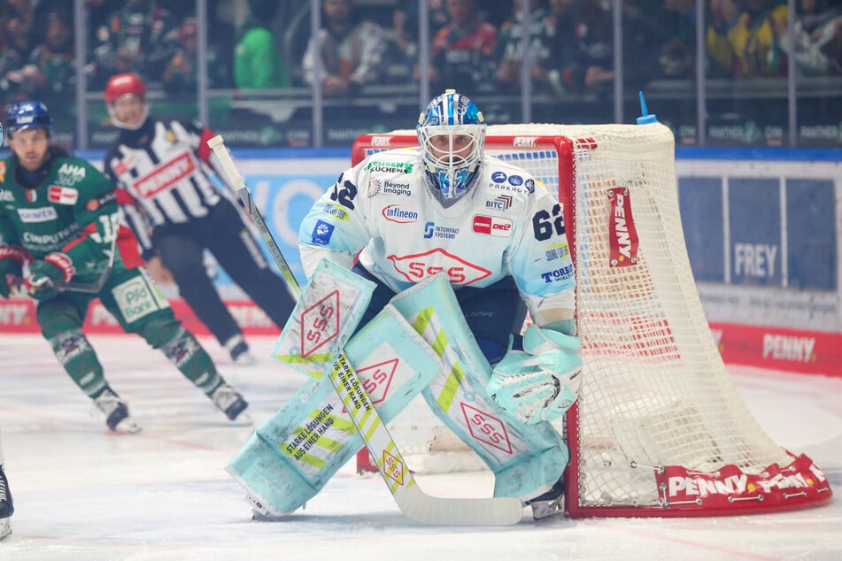 Im Dresdner Kasten stand etwas überraschend Janick Schwendener (33). Auf ihn war Verlass.