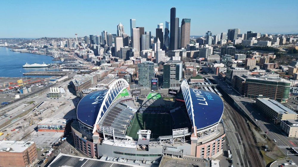Das Lumen Field in Seattle.