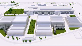 Der zukünftige Digital Park Fechenheim sieht keine hinter Stacheldraht verborgenen Rechenzentrumsareale mehr vor. (Bild: Interxion/Digital Realty)