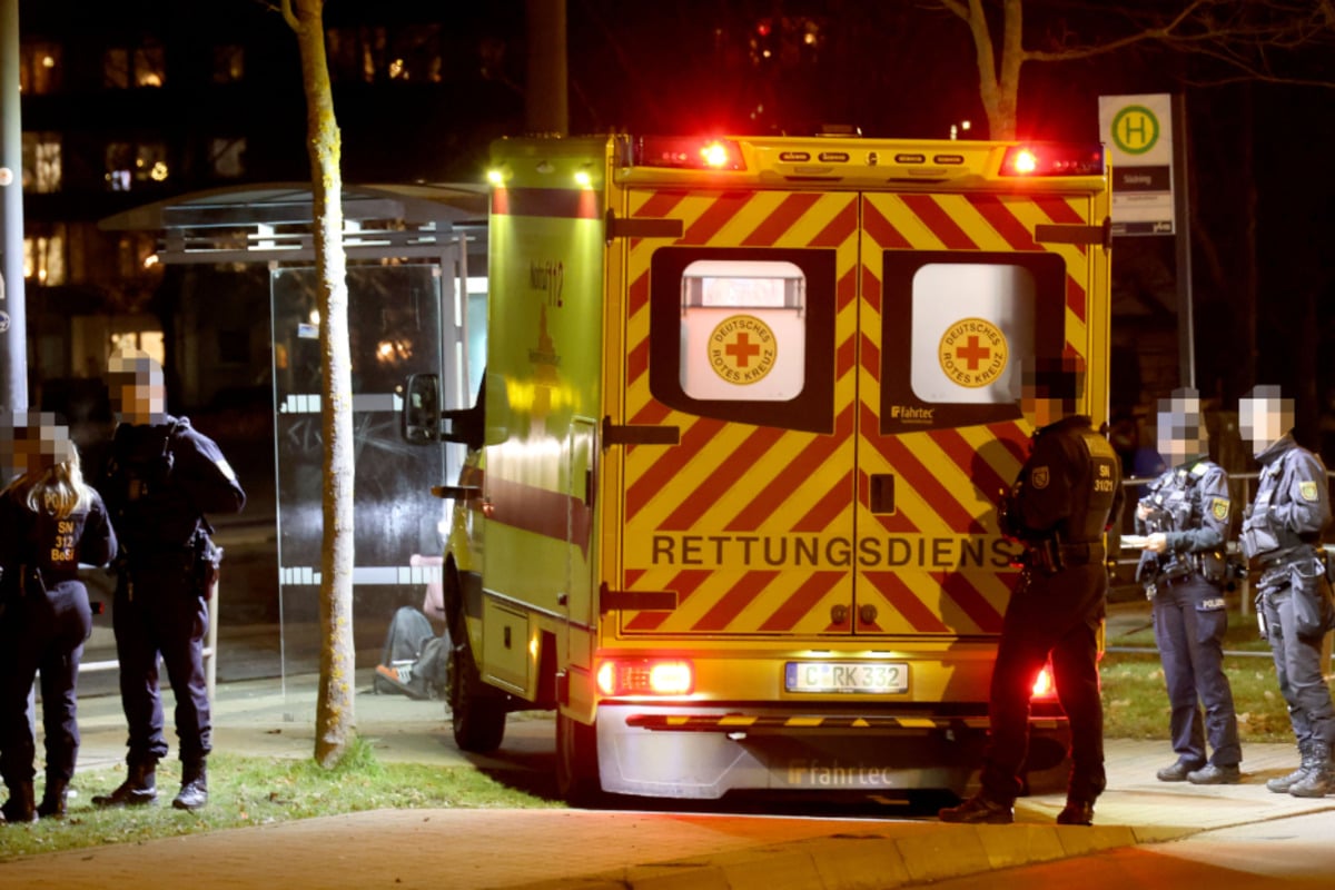 Pfefferspray-Attacke an Chemnitzer Haltestelle: Zwei Männer verletzt