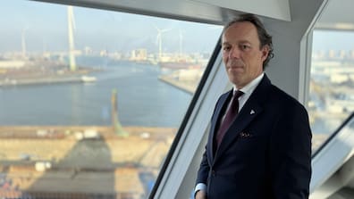 Jacques Vandermeiren, CEO des Hafens Antwerpen-Brügge.
