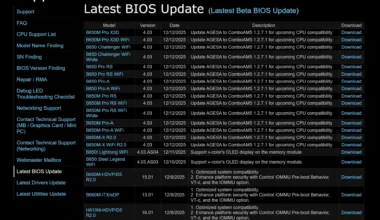 ASRock-BIOS mit AGESA 1.2.7.1 deutet auf kommende Ryzen-CPUs hin