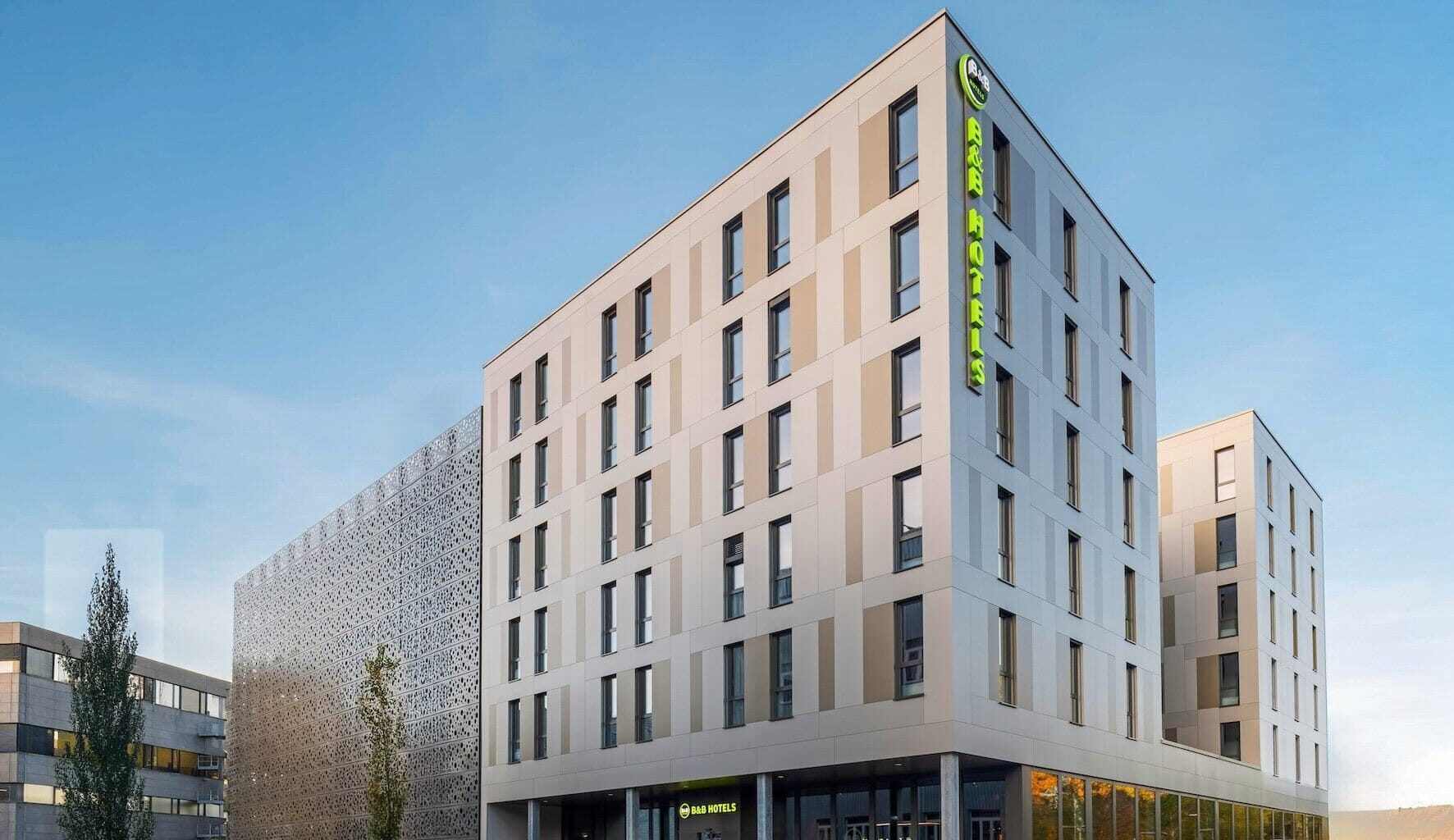 Außenansicht B&B Hotel Liechtenstein Eschen