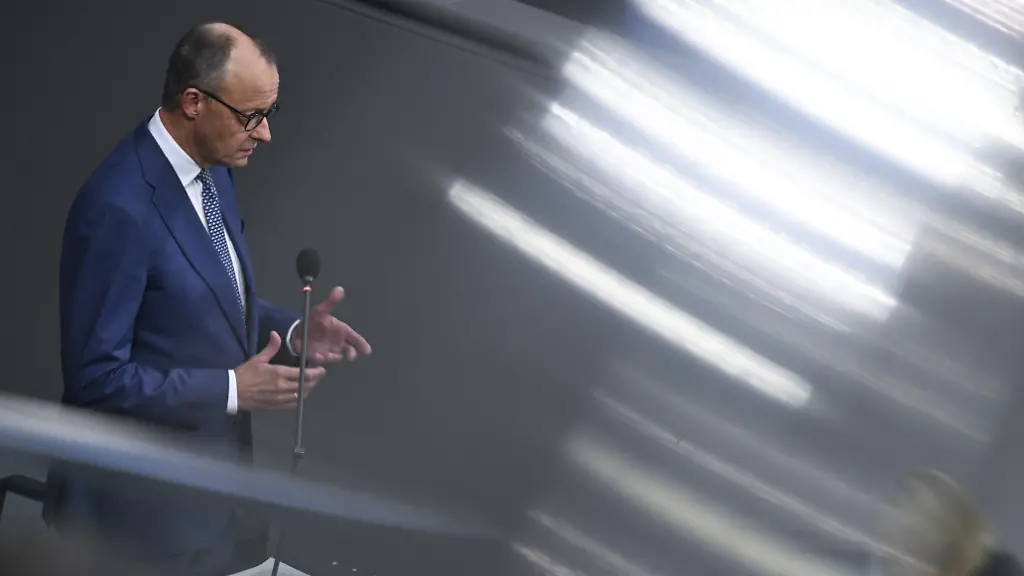 BERLIN-GERMANY-DECEMBER-17-German-Chancellor-Friedrich-Merz-attends-Bundestag-and-answers-questions-in-Berlin-Germany-on-December-17-2025