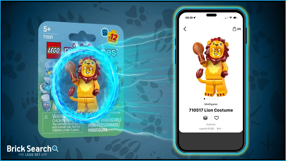 LEGO Minifiguren Serie 28 Tiere UK-Codes in Brick Search