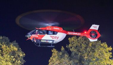 Luftretter fordern Böllerverbot: Drei Viertel der Rettungshubschrauber an Silvester am Boden