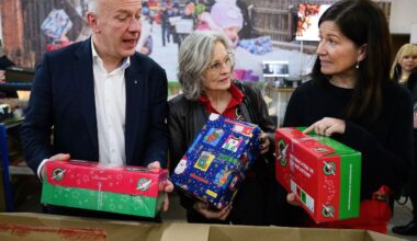 Berlin & Brandenburg: "Weihnachten im Schuhkarton" - mit Besuch des Regierenden