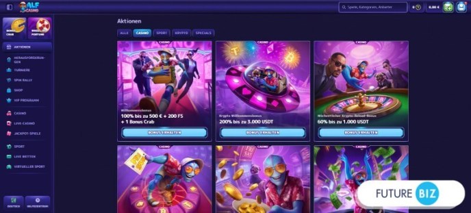 Boni in Europa Online Casinos