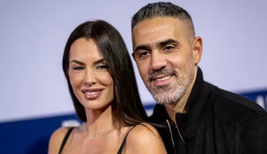 Bushido-r-Rapper-und-seine-Frau-Anna-Maria-Ferchichi-kommen-zur-Bertelsmann-Party-2025-Das-Unternehmen-mit-Sitz-in-Guetersloh-laedt-Vertreter-aus-Unterhaltung-Kultur-und-Politik-in-seine-Hauptstadtvertretung-ein