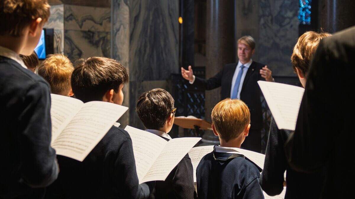 Der Aachener Domchor, hier unter der Leitung von Domkapellmeister Felix Heitmann, und der Mädchenchor am Aachener Dom werden das Offene Singen am 11. Januar gestalten.