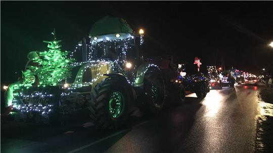 Die Bauern fahren am Sonntag auch Lichterfahrt durch den Landkreis Harburg. (Archivfoto)