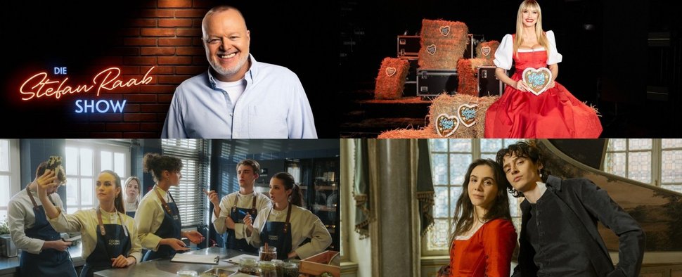 Die größten TV-Flops 2025 im deutschen Fernsehen – Bild: RTL/Raab Entertainment/Bene Müller/ProSieben/Daniel Graf/ProSieben/Julia Feldhagen/WDR/Story House Pictures GmbH/Armands Virbulis