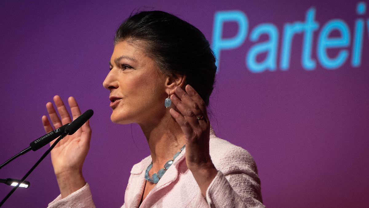 Nach Gründung Anfang 2024: Wagenknecht sieht BSW in "schwierigster Phase" der Parteigeschichte