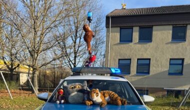 POL-PDNW: Großkatze auf der Autobahn - Polizei rettet plüschige Ausreißer!