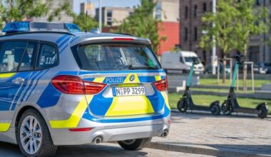 POL-MFR: (1185) Mit dem E-Scooter betrunken unterwegs - Keine gute Idee