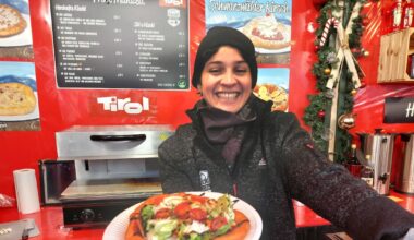 Veganes Essen auf dem Leipziger Weihnachtsmarkt 2025