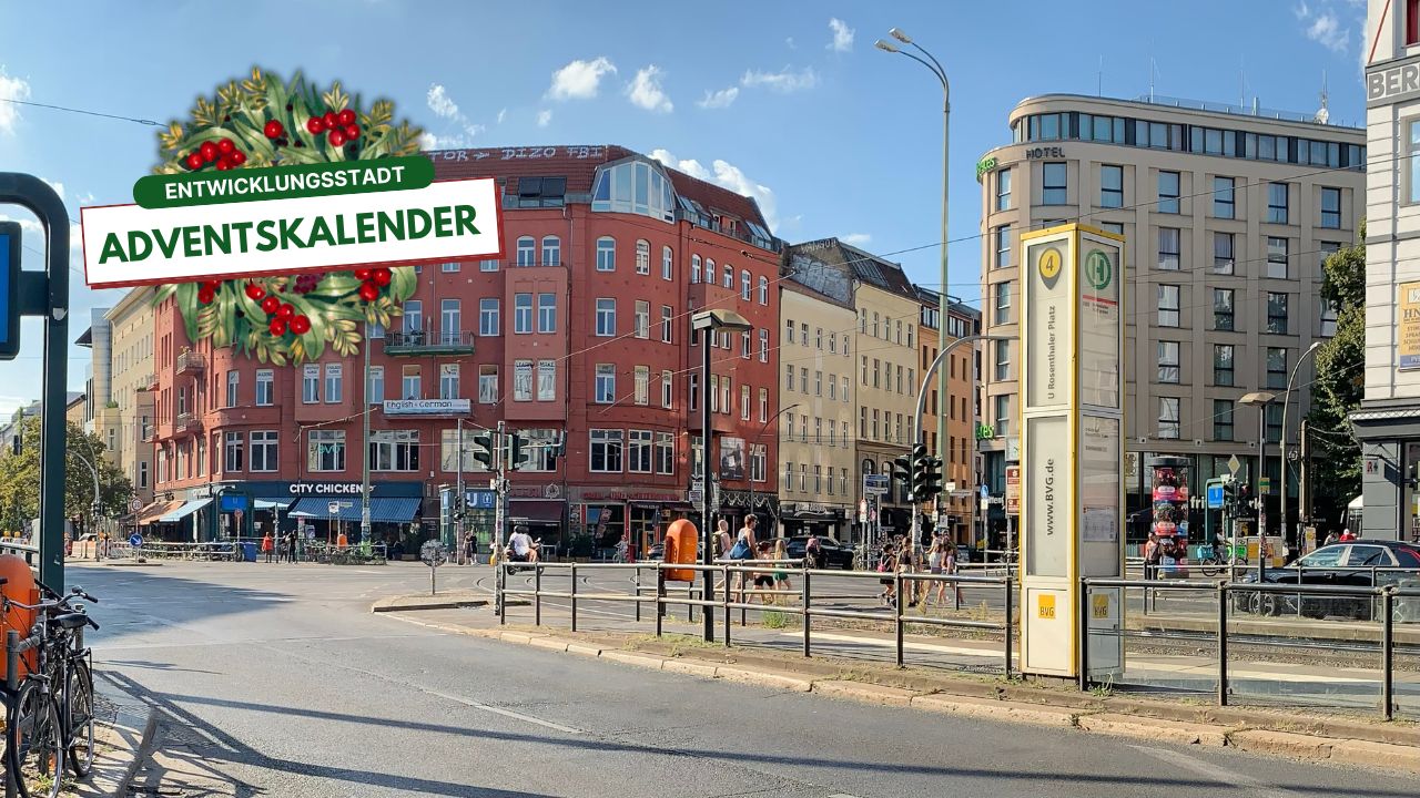 Blick auf den Rosenthaler Platz von der Torstraße