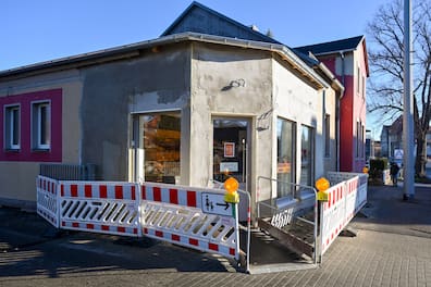 Draußen ist noch Baustelle.