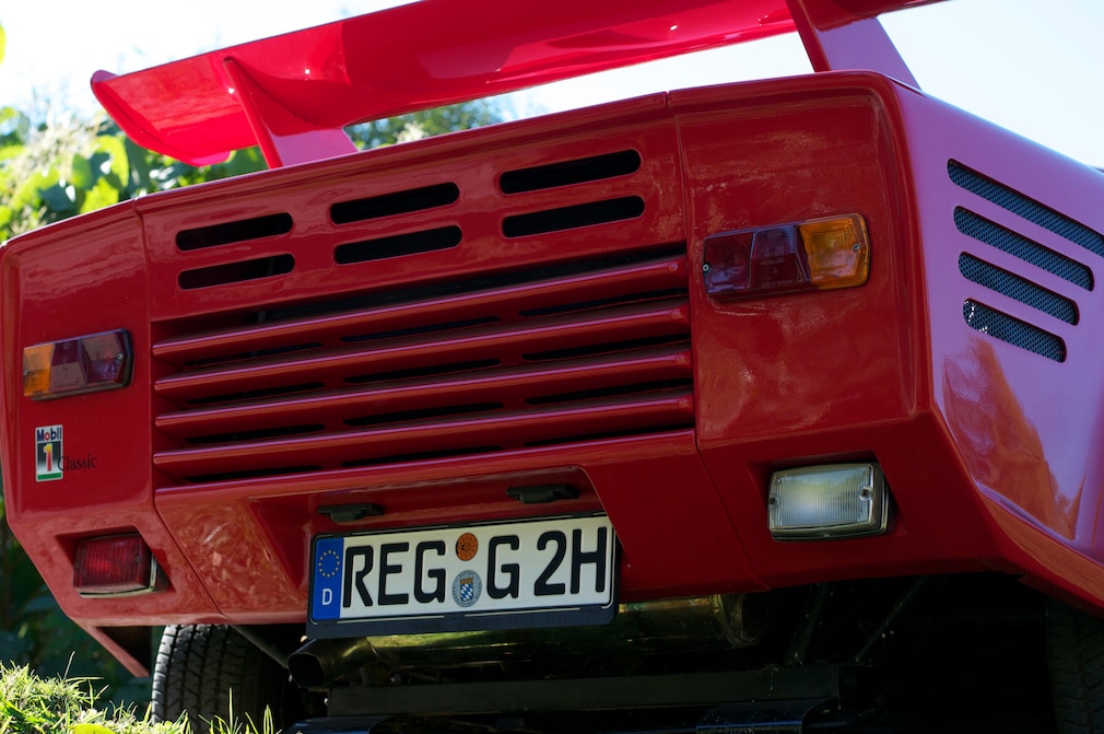 Heck des Gepard II aus der Froschperspektive.