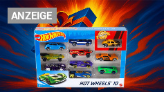 Hot-Wheels-Geschenkset mit 10 zufällig ausgewählten Autos