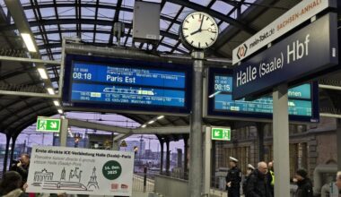 neue ICE-Verbindung in Betrieb genommen – Du bist Halle
