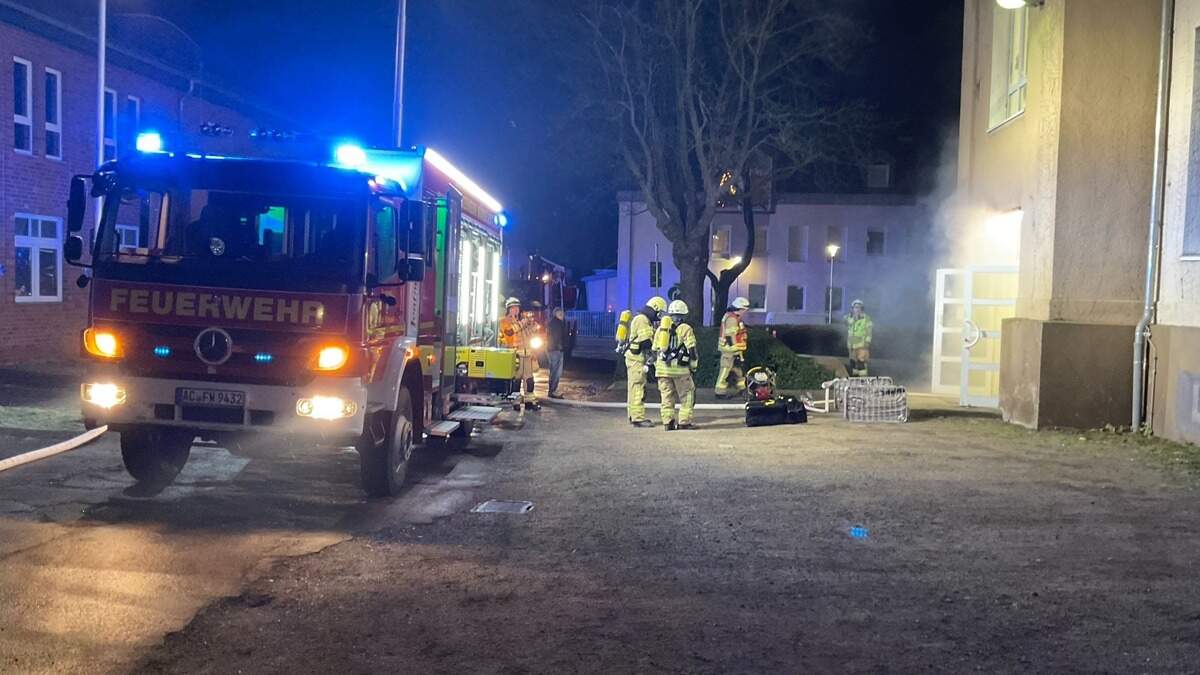 Die Klassenräume waren vom Brand nicht betroffen.