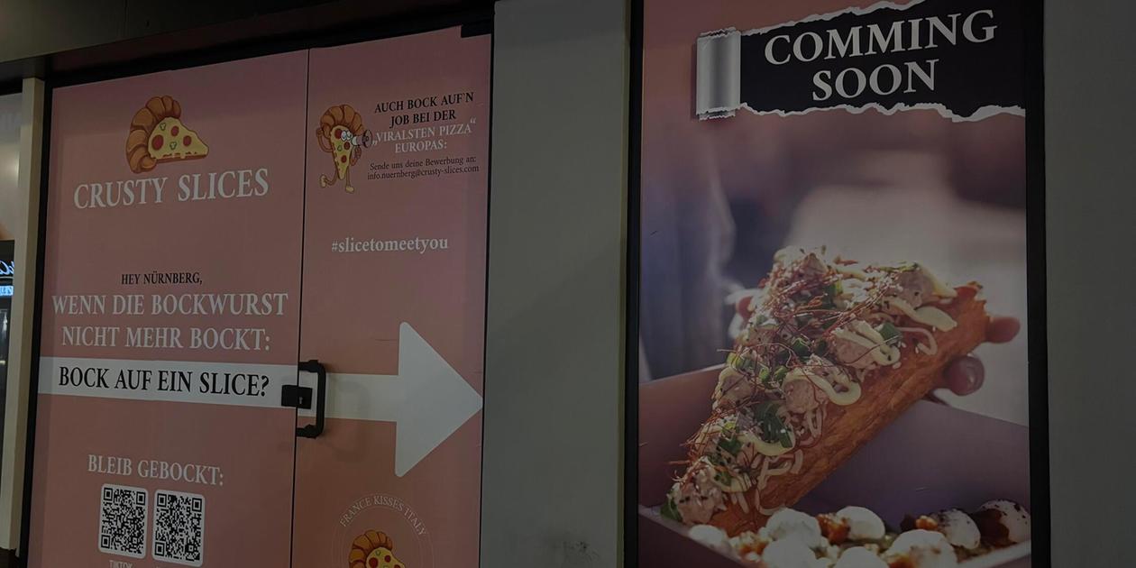 Fast-Food-Kette Crusty Slices eröffnet Filiale in der Innenstadt Nürnberg