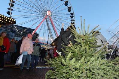 Weihnachtstrubel auf dem Leipziger Augustusplatz: Am 25. November öffnet der Weihnachtsmarkt in diesem Jahr.