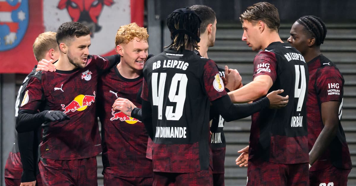 RB Leipzig siegt gegen Magdeburg, steht im Pokal-Viertelfinale - FCM-Fan gestorben