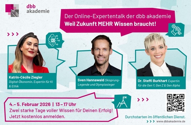 dbb akademie lädt zu Online-Expertentalk im Februar ein