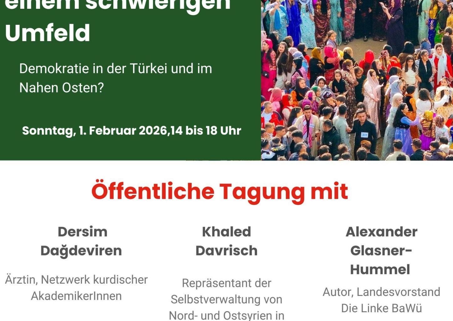 Öffentliche Tagung: Kurdische Transformation in einem schwierigen Umfeld