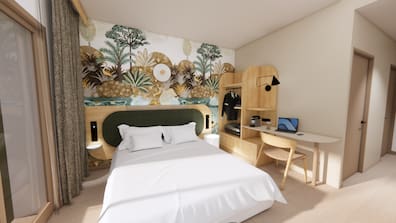 Das Kyriad Prestige Pierrelatte in der Drôme verbindet modernen Komfort und eine nachhaltige Bauweise.