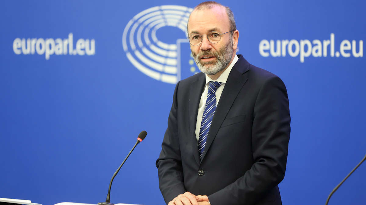 Bildbeschreibung: EVP-Chef Manfred Weber.