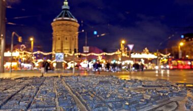 Mannheim: Punktlandung zum Fest – Weihnachtsmarkt am Wasserturm überzeugt Händler