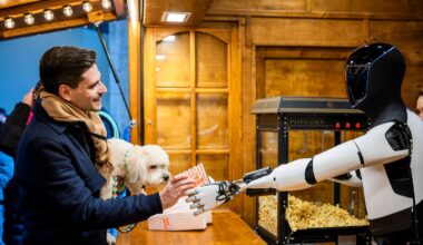 Optimus in Aktion: Tesla-Roboter verteilt Popcorn auf Berliner Weihnachtsmarkt