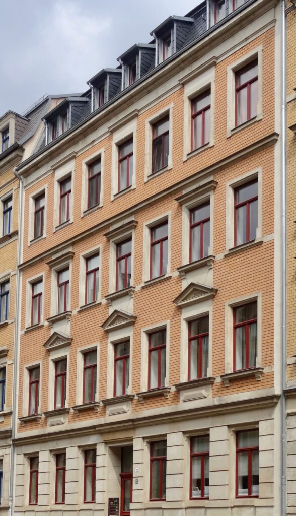 Bild einer Häuserfront