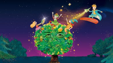 Das Kindermusical „Sternenstaub für den Traumzauberbaum – Ein Weihnachtsmusical“ ist bis zum 11. Januar im Historischen Spiegelpalast Leipzig zu erleben.