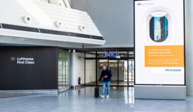 Media Frankfurt schafft neue Markenwelt im Lufthansa Premium Check-in am Flughafen ...